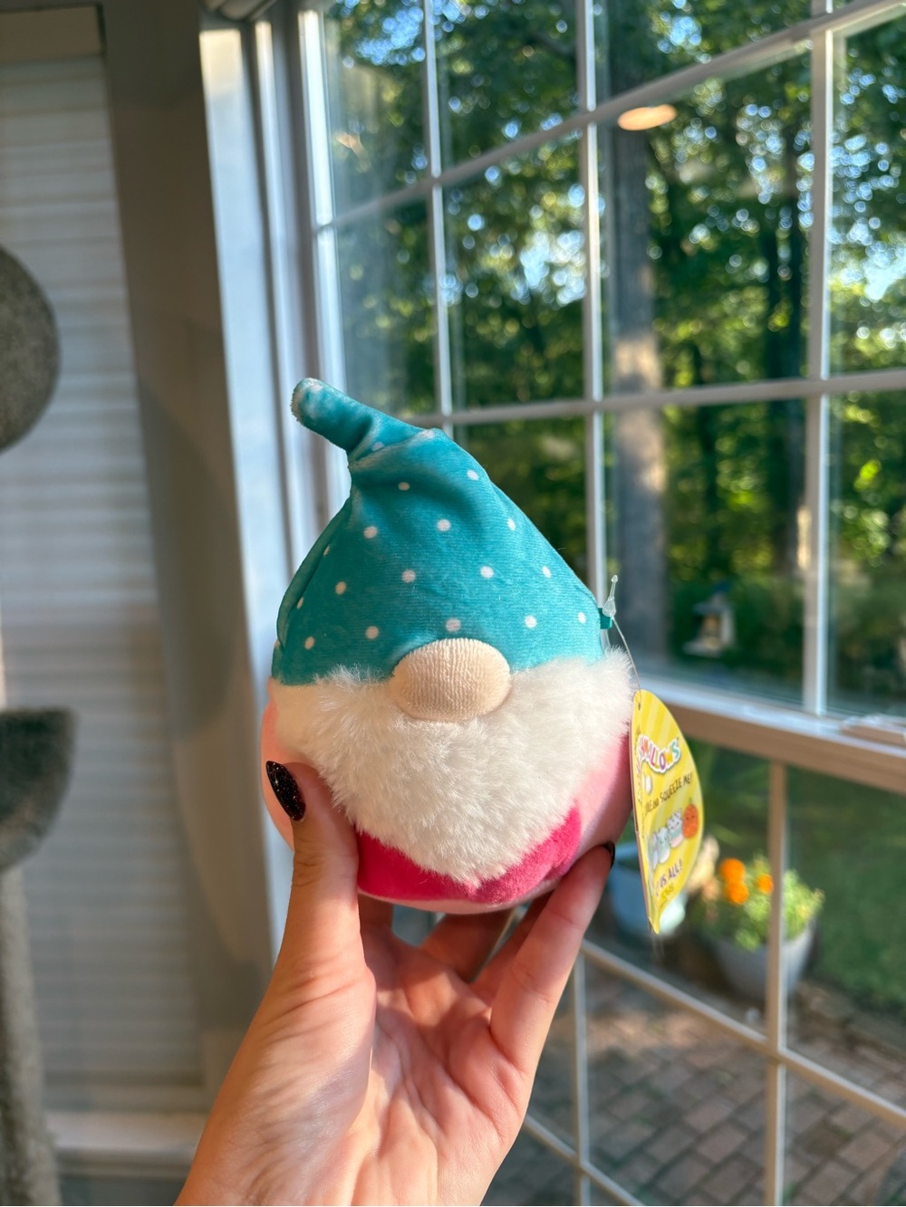 Maddox the pink and blue gnome squishmallow easter edition NWT 5in OG tag